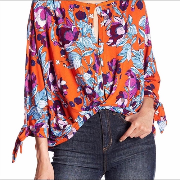 Free People Printed Keepin On Tee - Picture 2 of 8